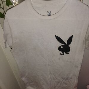 PLAYBOY Gray Cotton Tee